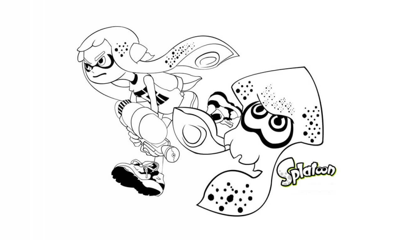 Coloring Pages Splatoon 6