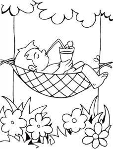 Summer Coloring Images