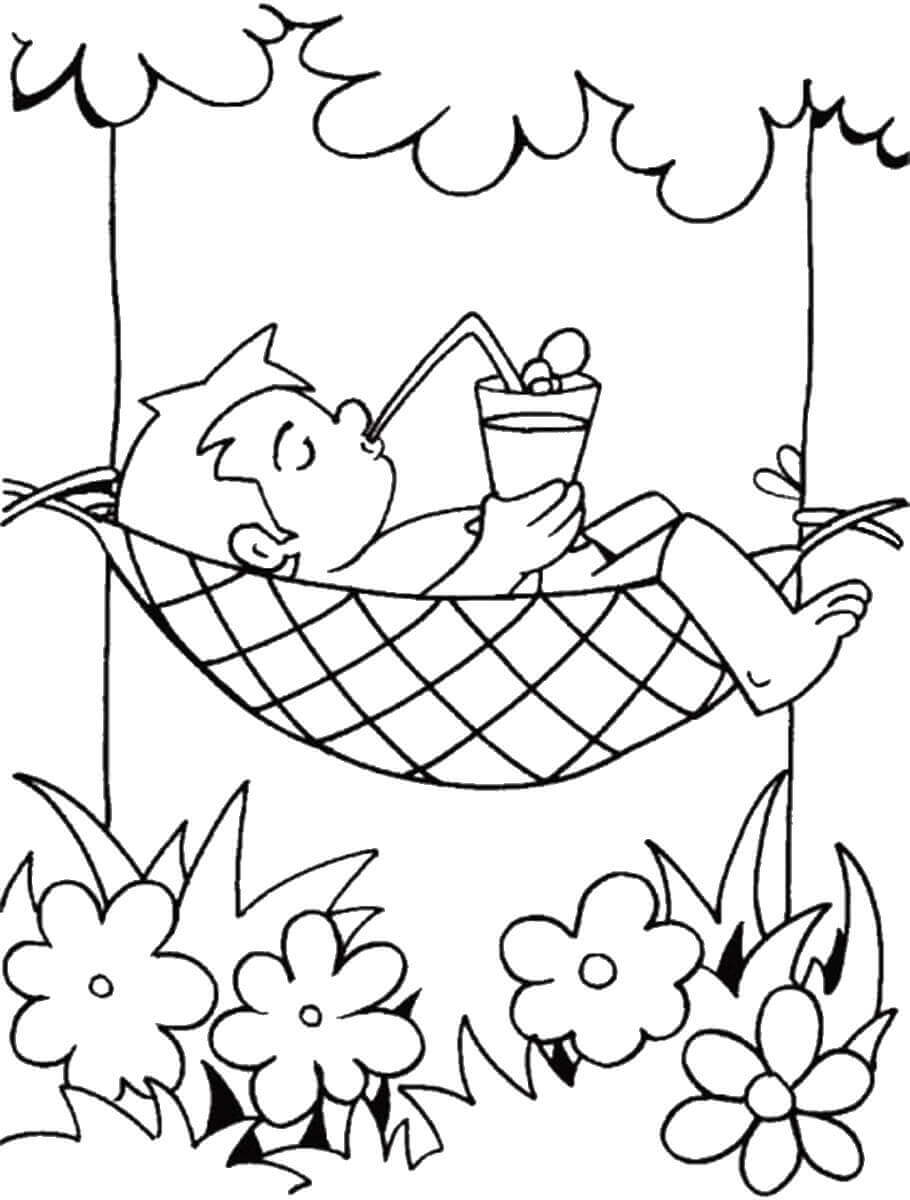 summer coloring pages for kids free