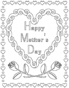 Worlds Best Mom Coloring Page