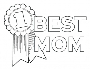 Worlds Best Mother Coloring Page