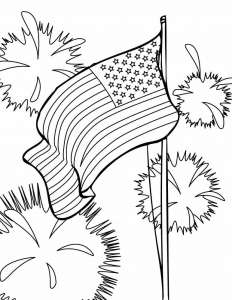 4th Of July Celebrations Coloring Pages