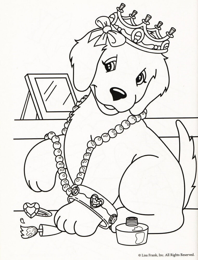 lisa frank unicorn coloring pages