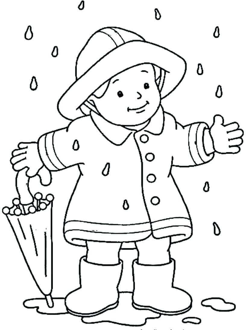 coloring pages for rainy days