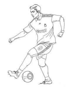 Cristiano Ronaldo Coloring Pages