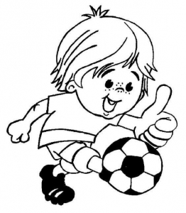 Football Coloring Pages For Preschoolers
