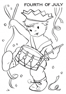 Fourth of July Coloring Pages