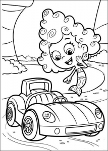 Free Bubble Guppies Coloring Pages