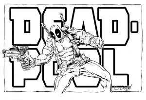 Free Deadpool Coloring Pages To Print