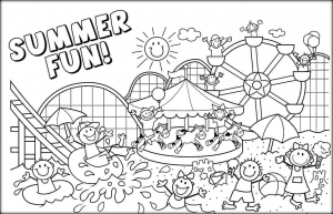 Free Printable June Coloring Pages