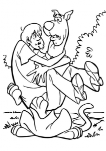 Scooby And Shaggy Coloring Pages