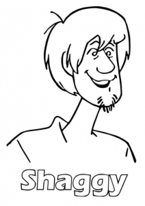 Scooby Doo Shaggy Coloring Pages