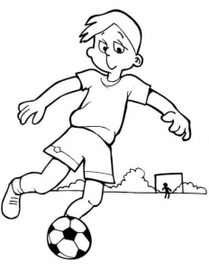 Soccer Coloring Pages