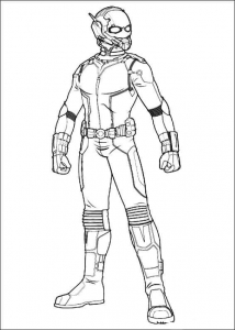 Ant Man Coloring Sheets