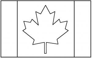 Canadian Flag Day Coloring Sheets