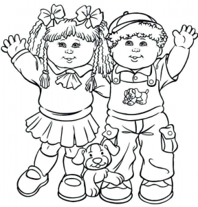 Cute Childrens Day Coloring Pages