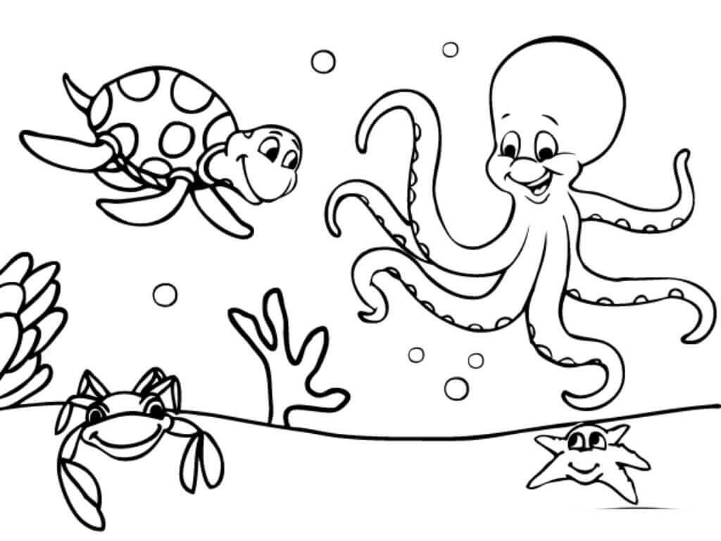 Free Printable Coloring Pages Under The Sea | Coloring Pages - Free
