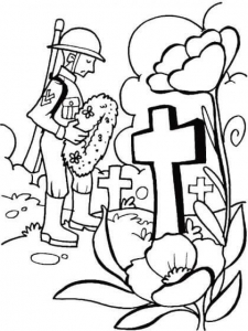 Happy Veterans Day Coloring Pages For Preschoolers