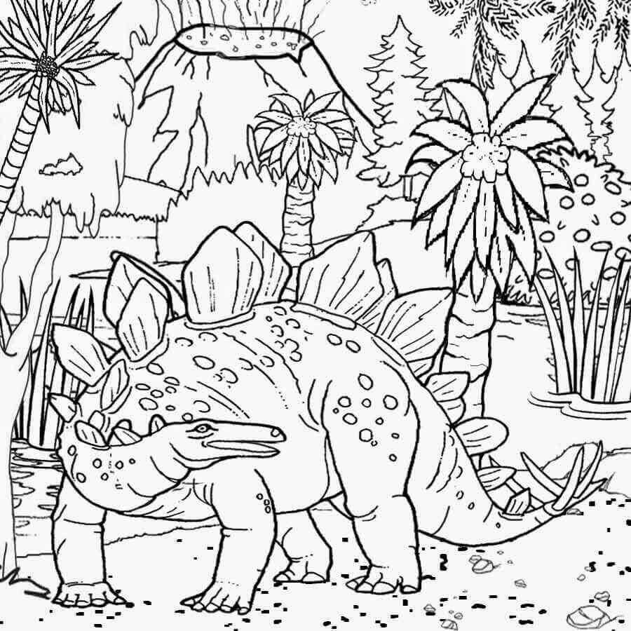 jurassic world dinosaur coloring pages