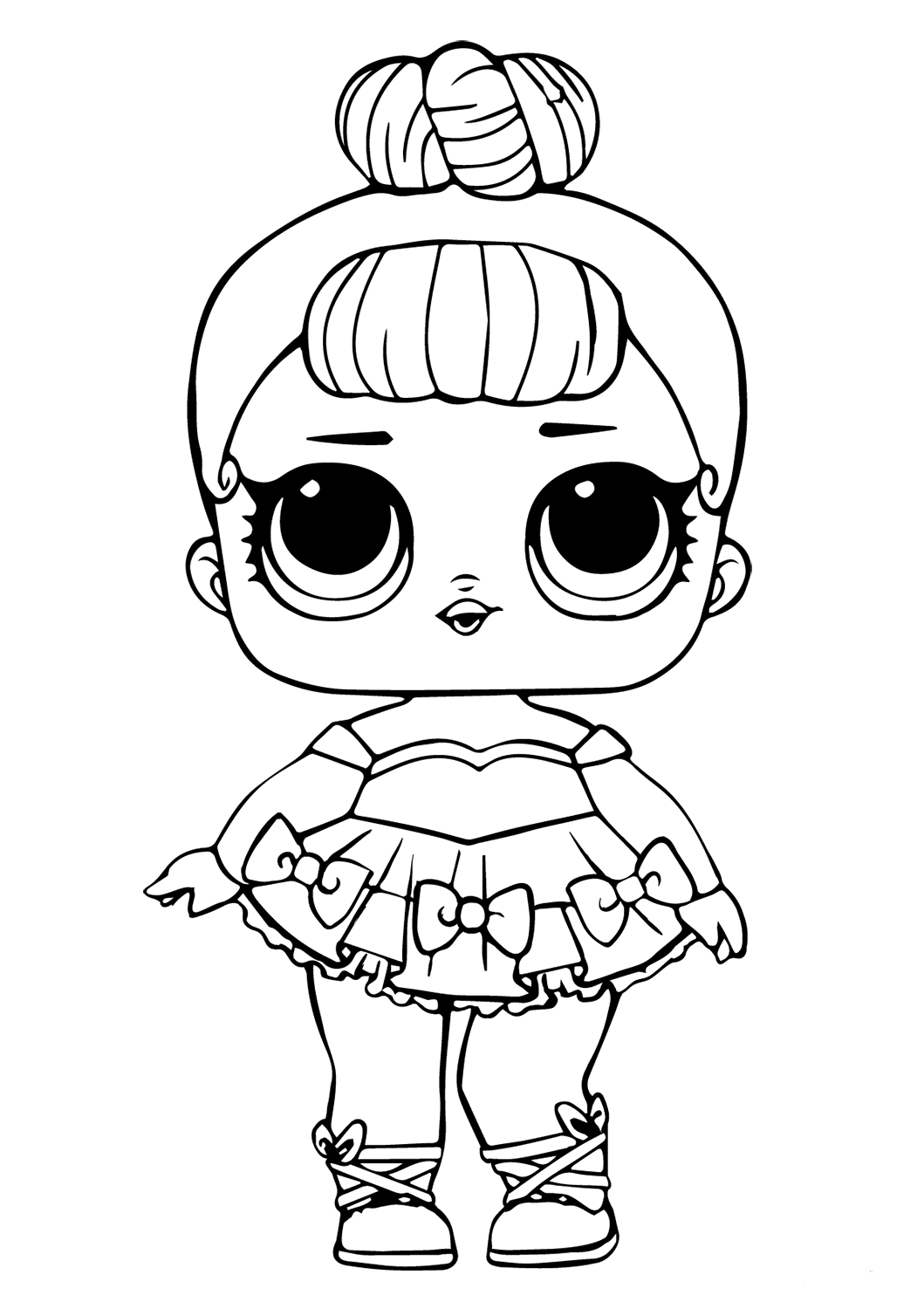 273 Simple Lol Doll Printable Coloring Pages for Adult