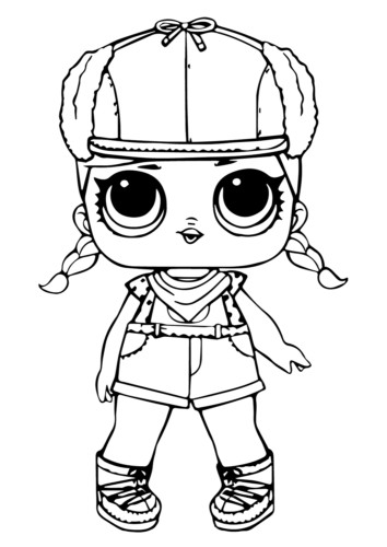 LOL Surprise Coloring Pages BRRR B B