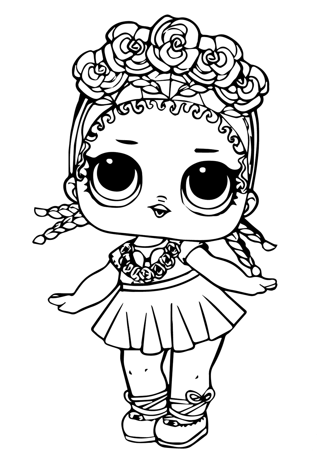 coloring lol doll