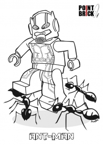 Lego Ant Man Coloring Pages