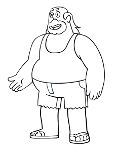 Steven Universe Coloring Images Printable Greg Universe