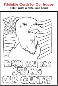 Thank You Veterans Coloring Pages