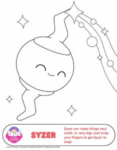 True and The Rainbow Kingdom Coloring Pages Free Printable