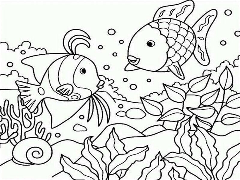 Download Free Printable Ocean Coloring Pages (Under The Sea)