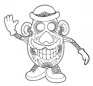 Dia de Muertos Coloring Pages PDF
