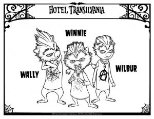 Free Printable Hotel T3 Summer Vacation Coloring Pages