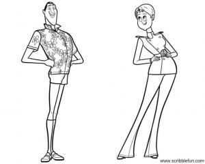 Free Printable Hotel Transylvania 3 Summer Vacation Coloring Pages