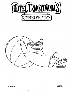 Hotel Transylvania 3 Coloring Pictures Wayne