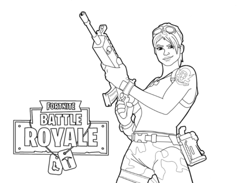 Free Printable Fortnite Coloring Pages Master Grenadier