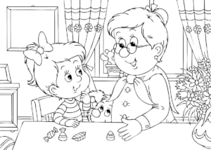 Grandparents Day Coloring Pages