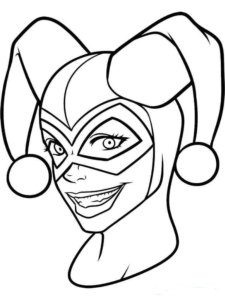 Harley Quinn Coloring Pages PDF