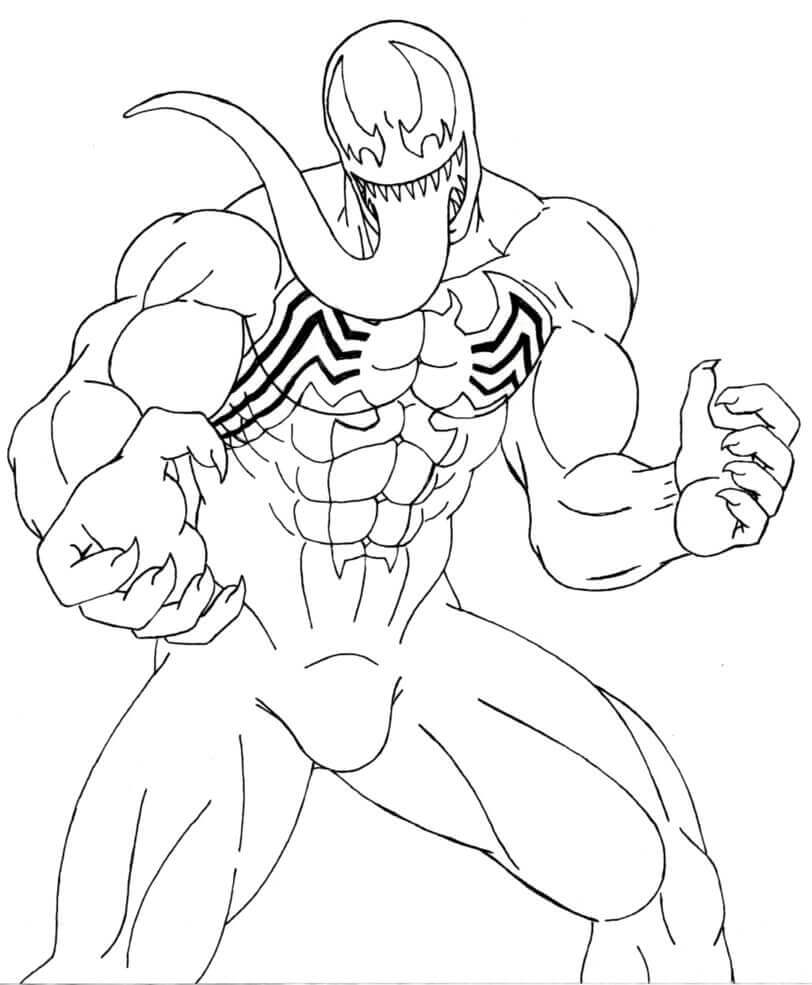 Download 15 Free Printable Venom Coloring Pages