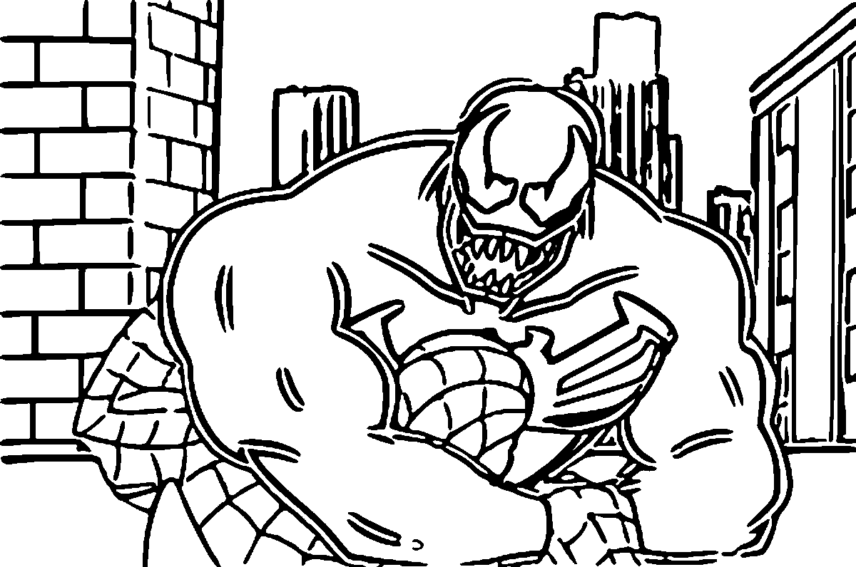 coloring pictures of venom Spiderman веном раскраски распечатать ...