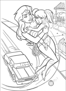 Wonder Woman Coloring Pages To Print