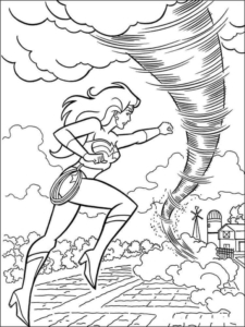 Wonder Woman Movie Coloring Sheets