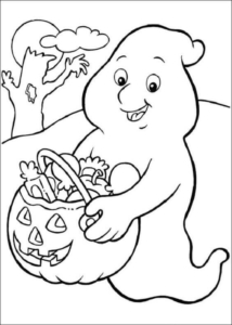 Cute Halloween Coloring Pages To Print