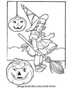 Cute Halloween Coloring Pictures To Print