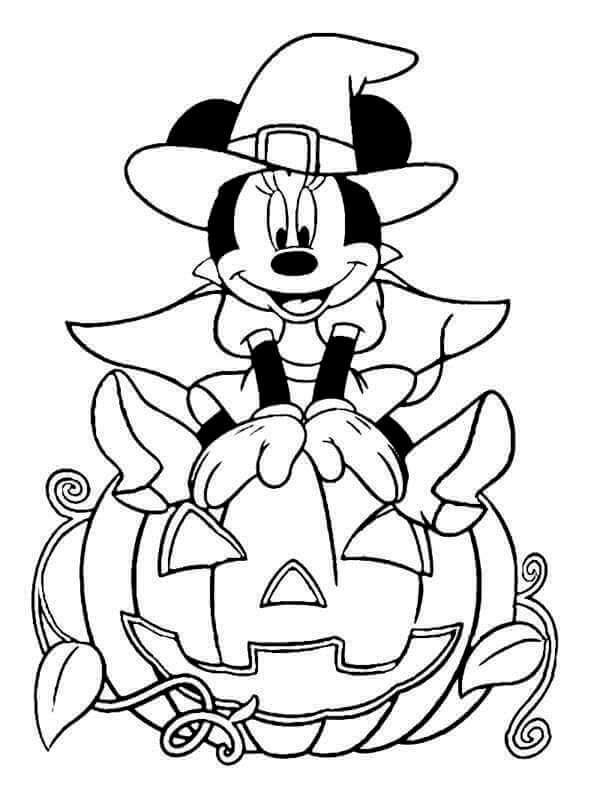Download 30 Free Printable Disney Halloween Coloring Pages