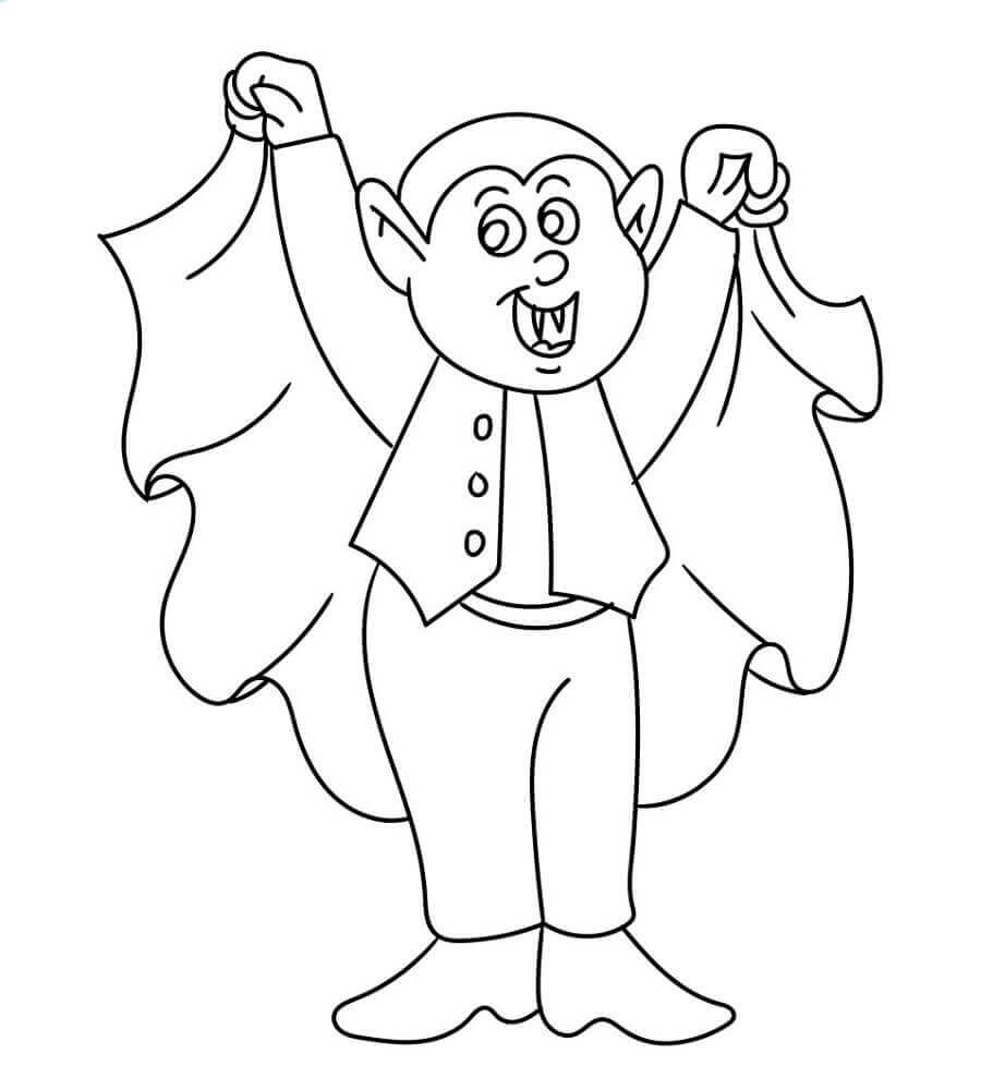 30 Free Printable Vampire Coloring Pages