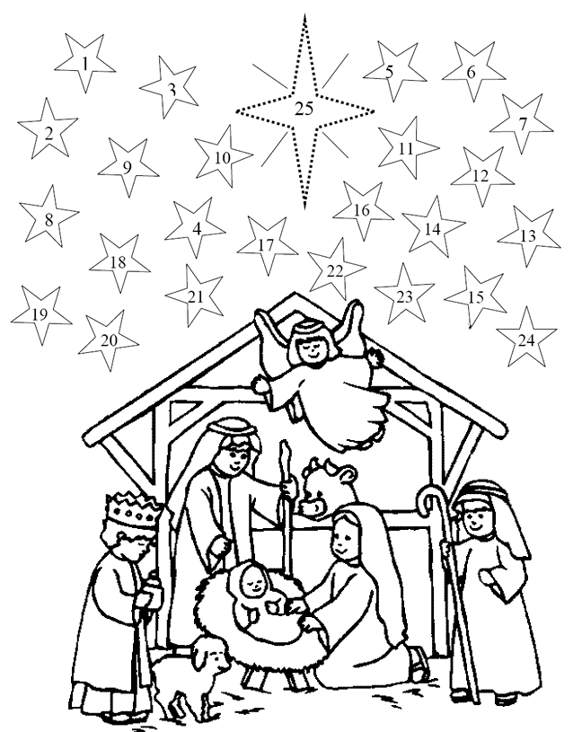 Advent Printable Coloring Pages Printable Word Searches