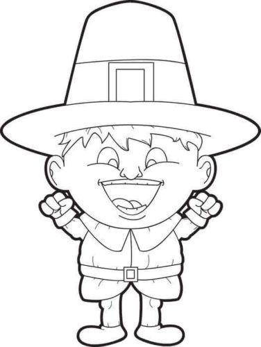 Pilgrims Coloring Pictures To Print