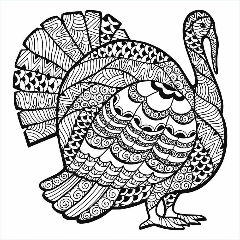 Download 30 Free Turkey Coloring Pages Printable