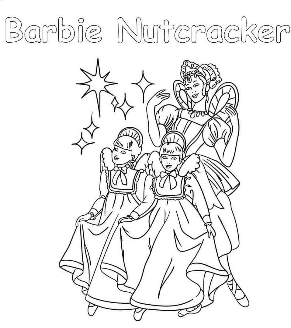 Barbie Nutcracker Coloring Pages